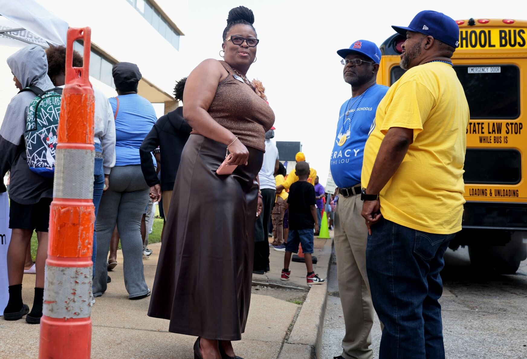 SLPS's annual back-to-school fair outside district HQ